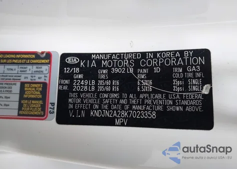 2019 Kia Soul from USA, damaged, VIN KNDJN2A28K7023358